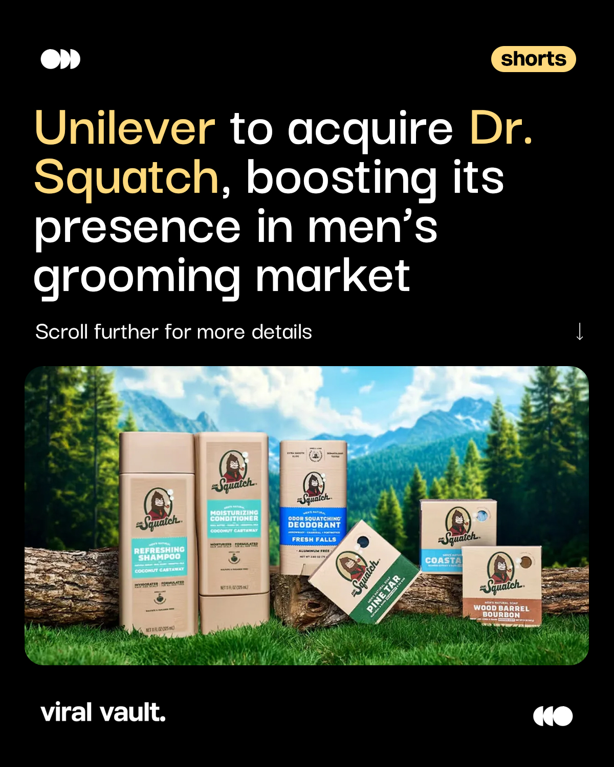 Unilever has signed an agreement to acquire Dr. Squatch, the fast-growing natural men’s grooming brand known for its bold, clean-ingredient products and loyal fanbase. The move strengthens Unilever’s foothold in the booming men’s personal care segment, aligning with consumer demand for natural, purpose-driven grooming solutions and expanding its portfolio with a digitally native brand that has disrupted the category.
#Unilever #drsquatch #brand #natural #strategy #portfolio #grooming