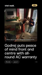 Ever bought an AC and worried the real costs would show up later?
Godrej Appliances tackles that head-on with a new ad featuring Deven Bhojani, spotlighting a 5-year comprehensive warranty that covers service visits, gas refills and even remote replacement at no extra charge.
Because cooling feels better when surprises stay out of the bill. So, ready for comfort without the fine print?
#GodrejAC #WarrantyMatters #CoolingWithConfidence #ViralVaultIndia