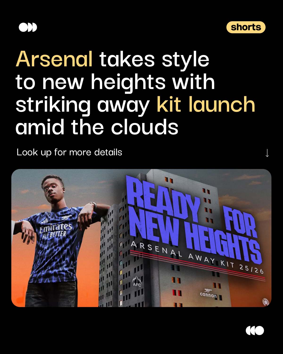Arsenal takes style to soaring new heights with a dramatic away kit launch—literally in the clouds. Unveiling the sleek design mid-air, the club blended fashion with flair, turning heads and making a bold statement that their game—and style—is always above the rest.
#Arsenal #fashion #statement #game #design #dramatic