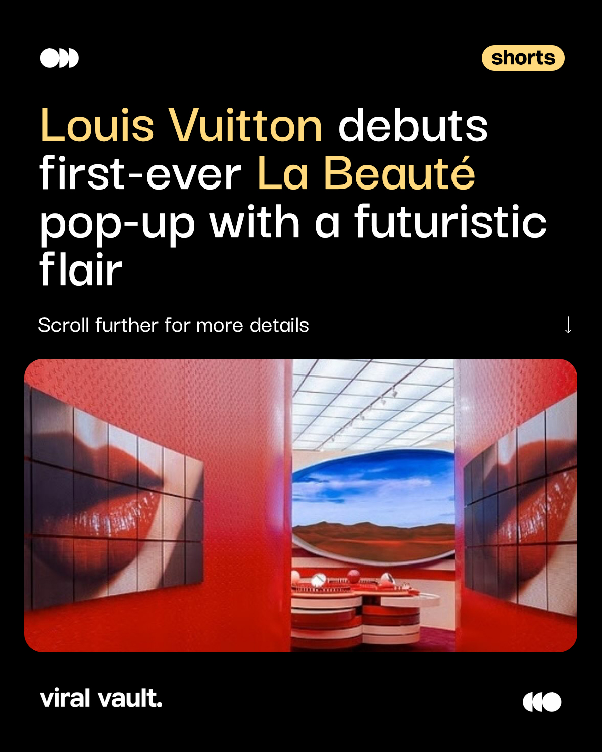 Louis Vuitton has unveiled its first-ever La Beauté pop-up store, blending luxury with innovation in a futuristic setting. Designed to offer an immersive beauty experience, the pop-up showcases the brand’s vision of elegance reimagined through cutting-edge design, modern aesthetics, and exclusive offerings, marking a bold step into the future of luxury beauty.
#louisvuitton #LuxuryLiving #beauty #elegance #innovation #design