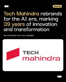 Tech Mahindra steps into the future with a bold new identity - one that mirrors its vision for an AI-powered world. Celebrating 39 years of innovation, the brand is redefining what it means to be agile, connected, and future-ready. Here’s to the next chapter of tech with purpose!
#TechMahindra #RebrandingForTheFuture #AIAge #InnovationUnfolded #TransformingTomorrow