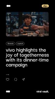 vivo is turning the volume up on real conversations by asking families to switch off and tune in-right at the dinner table. With its latest #SwitchOff campaign, the brand reminds us that the loudest tables aren’t filled with notifications, but with laughter, stories and uninterrupted moments that truly matter. Sometimes, the strongest connection begins when the phones are put away.
#vivo #SwitchOff #FamilyTime #DinnerTableConversations #DigitalWellbeing #HumanConnection #PurposeDrivenBranding #ViralVaultIndia