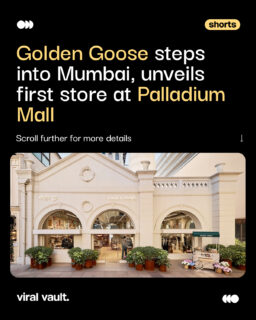Golden Goose has officially landed in Mumbai, bringing its signature lived-in luxury and handcrafted sneakers to Palladium Mall. Marking the brand’s first store in the city and its third in India, the opening adds a fresh dose of Italian attitude to Mumbai’s fashion scene, blending craftsmanship, culture and effortless cool under one roof.
#GoldenGoose #MumbaiDebut #PalladiumMall #LuxurySneakers #ItalianLuxury #RetailLaunch #FashionInMumbai #ViralVaultIndia