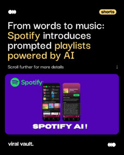 From words to music, Spotify is letting listeners skip the scrolling and get straight to the vibe. With Prompted Playlists, a simple sentence is all it takes to turn a mood, moment or idea into a personalised soundtrack-proof that sometimes, the best DJ is just a well-written prompt.
#Spotify #PromptedPlaylists #AIInMusic #MusicMeetsTech #PersonalisedListening #FutureOfStreaming #ViralVaultIndia