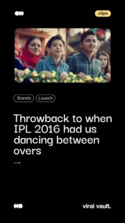 Throwback to IPL 2016 - when cricket wasn’t just watched, it was felt.  From Ek India Happy Wala setting the mood to Pistah turning promos into full-on dance breaks, every match came with a soundtrack. Add Champion energy, giant player puppets, and stadium vibes on max - this season was pure carnival. Proof that IPL didn’t just unite India, it made us groove together. 

#IPLThrowback #IPL2016 #CricketVibes #ViralVaultIndia