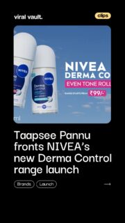 NIVEA is bringing skincare-grade science to an often-overlooked routine with its new Derma Control range, fronted by Taapsee Pannu. Packed with powerhouse ingredients like Hyaluronic Acid and Vitamin C, the launch shifts the conversation from just odour protection to real underarm care, because confidence isn’t just about staying fresh, it’s about feeling cared for, every single day.

#NIVEA #DermaControl #TaapseePannu #ViralVaultIndia