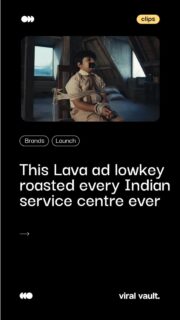 This ad roasted a pain every Indian smartphone user knows too well. The moment your phone goes to the service center, it’s basically kidnapped-no updates, no timelines, just stress. Lava flipped this everyday trauma into humour, using exaggeration and drama to land a simple truth: service shouldn’t feel like a disappearance. With its Service at Home promise, Lava shows up where it actually matters-your doorstep. No queues, no follow-ups, no “come after 7 days.” Just convenience, clarity, and a brand that clearly gets local frustration. Smart, relatable, and perfectly punchlined.

#LavaMobiles #ServiceAtHome #IndianBrands #AdBreakdown #ViralVaultIndia