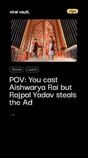 What was meant to be a classic Coke glam moment turned into a full-blown comedy masterclass. One man, unlimited expressions, zero chill. Aishwarya shines, obviously-but Rajpal’s timing, desi swagger, and chaotic energy made this ad unforgettable. Proof that sometimes the script doesn’t matter, the bottle doesn’t matter-only Rajpal Yadav does. This wasn’t an ad, it was a cultural event.

#RajpalYadav #AishwaryaRai #CocaCola #ViralVaultIndia #InsideTheVault