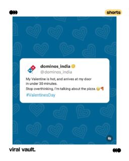 Love is trending, and brands are speaking the language fluently. From heartfelt storytelling to playful banter and purpose-led campaigns, this Valentine’s Day the feed is full of moments designed to spark connection, conversation, and a little extra warmth between scrolls.
#ValentinesDay #BrandLove #SocialMediaMarketing #CampaignWatch #ViralVaultIndia
