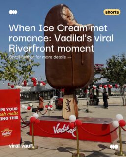 When love melts, it makes headlines. Vadilal turned up the romance with a 17-ft melting ice cream installation at Sabarmati Riverfront, transforming Valentine’s Day into a larger-than-life celebration. From surprise proposals to spontaneous reels, the city didn’t just watch the spectacle, it became part of it. Proof that when experiences are big, memories get even bigger.
#ValentinesDay #OOHMarketing #ExperientialMarketing #ViralVaultIndia #InsideTheVault