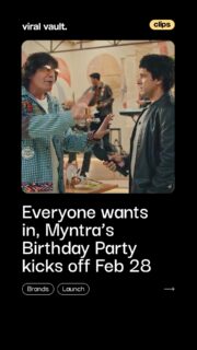 When Myntra throws the biggest birthday bash of the year, FOMO is real and the guest list is literally everyone. No secret codes, no plus-ones needed, just show up ready to celebrate and snag those irresistible return gifts. From style steals to surprise drops, the party kicks off on 28th Feb and trust us, you’ll want to be fashionably early for this one. Are you coming or are you coming?
#MyntraBirthdayBash #BiggestBirthdaySale #FashionParty #SaleAlert #ViralVaultIndia