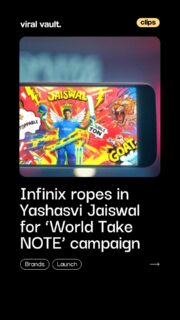 Infinix is turning the spotlight on discipline over noise with its ‘World Take NOTE’ campaign, bringing on board Yashasvi Jaiswal to mirror the grit, consistency and ambition behind its new NOTE Edge. 

Conceptualised by Havas Creative, the film draws a powerful parallel between steady performance on the pitch and performance-led innovation in tech, positioning the brand as a challenger that believes real impact comes from preparation, not hype. 

A sharp reminder that when ambition finds its edge, the world can’t help but take note.

#Infinix #WorldTakeNOTE #YashasviJaiswal #TechMarketing #ViralVaultIndia