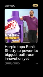 Is your bathroom ready for a blockbuster clean, or are those stubborn stains still stealing the spotlight? 🚿 With Harpic’s Bathroom Ultra Cleaner and action maestro Rohit Shetty leading the charge, it’s time to say goodbye to limescale, rust, and hard water drama, because every bathroom deserves an ULTRA glow.
#Harpic #BathroomUltra #UltraSaaf #CleaningRevolution #RohitShetty #HomeHygiene #Reckitt #NewLaunch #ViralVaultIndia