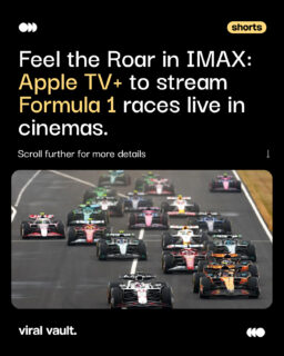 With Formula One teaming up with Apple TV+ and IMAX, five iconic Grands Prix, from Miami to Monaco, Silverstone, Monza, and Austin, are racing onto giant screens across the United States from 2026.
Will watching the roar, speed, and strategy in IMAX be the ultimate way to experience F1, or will nothing beat trackside energy?
#Formula1 #IMAXExperience #SportsEntertainment #FutureOfViewing #ViralVaultIndia