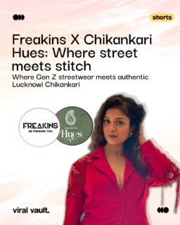 What happens when 200-year-old Lucknowi Chikankari meets bold, Gen Z denim?

Not fusion. Not nostalgia.
But a new expression of Indian identity.

Freakins X Chikankari Hues brings hand-embroidered heritage into everyday streetwear, now live exclusively at the Bandra store.

Would you wear your culture on denim?

#FreakinsXChikankariHues #HeritageReimagined #ViralVaultIndia