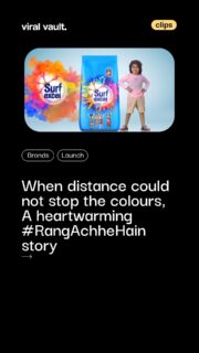 In 2021, Surf Excel>’s #RangAchheHain campaign, under Hindustan Unilever Limited, delivered one of the most emotional Holi stories of the pandemic. Featuring veteran actor Kulbhushan Kharbanda as Rancho, the film showed a young boy ensuring his elderly neighbour didn’t feel isolated during lockdown. With a simple colour-filled balloon against a window, the message was clear, love travels, even when we can’t.
It wasn’t just about stains; it was about inclusion, empathy, and human connection in uncertain times.
#RangAchheHain #SurfExcel #HoliCampaign #EmotionalAdvertising #ViralVaultIndia