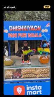 Is this the most playful twist on India’s favourite street snack yet?
Instamart is grabbing attention by turning pani puri into a full-blown spectacle, swapping the classic pour for water guns and serving up a moment that feels equal parts nostalgia, festival fun, and viral genius.
By blending street food culture with experiential storytelling, the stunt proves that sometimes all it takes is a splash of creativity to get everyone talking.
#Instamart #PaniPuri #BrandStunt #ExperientialMarketing #ViralVaultIndia