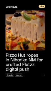 When your pizza drops on social, should it just be an ad, or a punchline you can’t scroll past?
With Crafted Flatzz, Pizza Hut taps creator power, bringing in Niharika NM for a comedy-led digital film conceptualised by Defodio Digital.
The strategy? Move from traditional awareness to creator-led conversations, because today, brands aren’t just watched, they’re followed.
Flat, flavourful, and fully social-first, is this how pizza wins the algorithm too?
#PizzaHut #CraftedFlatzz #CreatorMarketing #DigitalFirst #ViralVaultIndia