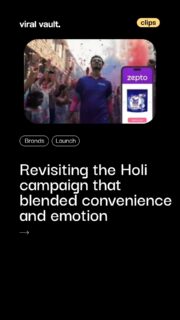When Zepto and Surf Excel came together for Holi 2025, it wasn’t just about quick delivery - it was about celebrating the real heroes behind the scenes. From the heartwarming “Hero Product for the Hero” film to 10-minute Surf Excel deliveries promising a stress-free Holi, the campaign captured both speed and sentiment. Add to that eye-catching CGI billboards and festival buzz, and it became a masterclass in modern festive marketing.

A reminder that great campaigns mix purpose, storytelling, and smart distribution.

#HoliMarketing #BrandCollaboration #Zepto #SurfExcel #ViralVaultIndia