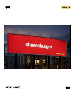 No burgers. No fries. Not even the Golden Arches.
Just the word “Cheeseburger” on a billboard, and you already know it’s McDonald's.
Created by McCann New Zealand, “You know where” strips everything back to prove one thing: when brand memory is strong enough, a single word can trigger the craving.
That’s not minimalism. That’s muscle. 💪
If your favourite brand hid its logo tomorrow… would you still recognise it?
#BrandPower #McDonalds #OutdoorAdvertising #ViralVaultIndia