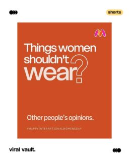 A throwback to Myntra’s bold Women’s Day creative that delivered a powerful message in the simplest way - the only thing women should never wear is other people’s opinions.

The campaign celebrated confidence, individuality, and the freedom to be unapologetically yourself. It reminded everyone that style isn’t just about clothes; it’s about attitude, voice, and self-belief.

Years later, the message still feels relevant - because true empowerment begins when women stop dressing for approval and start living for themselves.

#WomensDay #ThrowbackAd #WomenEmpowerment #ViralVaultIndia