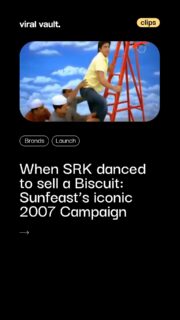 When Shah Rukh Khan danced his way into living rooms in 2007, Sunfeast Marie Light wasn’t just selling biscuits-it was selling a shift in lifestyle. Directed and choreographed by Farah Khan with music by Vishal–Shekhar, the vibrant campaign targeted the Maharashtra market and captured a cultural transition from traditional choices to modern, healthier alternatives. With the catchy line, “Maharashtra is changing, so why are you still stuck with the old?”, the ad blended Bollywood energy with smart brand messaging. The musical commercial helped position Sunfeast Marie Light as a contemporary biscuit for evolving consumers, making it one of the most memorable biscuit ads of its time.

#Advertising #ThrowbackAds #ShahRukhKhan #Sunfeast #ViralVaultIndia