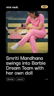 A cover drive, a global fanbase… and now a Barbie. 

Mattel has named Smriti Mandhana in its first-ever Barbie Dream Team, making her the first cricketer to get a one-of-a-kind Barbie doll in her likeness. The tribute celebrates her impact on women’s cricket and her milestone of scoring centuries in Test, ODI and T20 formats.

From smashing records on the pitch to entering the Barbie universe, is this the ultimate cover drive for women’s sport?

#SmritiMandhana #BarbieDreamTeam #WomensCricket #ViralVaultIndia