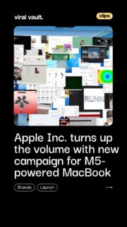 When processors meet rhythm!

Apple Inc. turns raw chip power into cinematic storytelling with its M5-powered MacBook Air and MacBook Pro films under the Great Ideas Start Here platform. From Afrobeat-driven multitasking to jazz-scored pro workflows, the campaign shows how performance can feel like pure creative momentum.
But here’s the question: can a processor upgrade actually feel like music in motion? 

#Apple #MacBook #M5Chip #TechMarketing #ViralVaultIndia