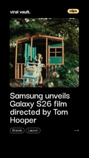 What if the most powerful technology wasn’t a device… but imagination?

With a simple Galaxy box turning into a spaceship, Samsung’s new brand film for the Samsung Galaxy S26, directed by Tom Hooper, reminds us that friendship, creativity, and a child’s imagination can go far beyond any screen. Sometimes the best stories aren’t about the tech… they’re about the humans behind it.

#Samsung #GalaxyS26 #BrandStorytelling #CreativeCampaign #ViralVaultIndia