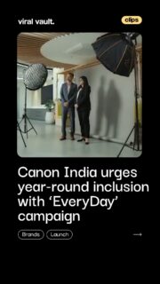 Canon India’s ‘EveryDay’ campaign reminds us that workplace inclusion isn’t a one-day celebration-it’s a daily practice. From open conversations to equal leadership opportunities, small everyday actions build truly inclusive workplaces. The initiative also extends Canon’s She #CANwithCanon commitment to empowering women at work.

#CanonIndia #EveryDay #WorkplaceInclusion #ViralVaultIndia