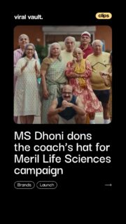 MS Dhoni swaps captaincy for coaching in Meril Life Sciences’ new ad, teaching seniors his iconic helicopter shot. Instead of fear-driven healthcare messaging, the campaign celebrates staying playful and active with the line “Bachpana Shouldn’t Retire,” reminding us that joy and sport don’t have an age limit.

#MSDhoni #Advertising #BrandCampaign #ViralVaultIndia