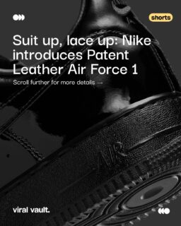All black, all shine… but would you wear them with a suit? 

Nike is dropping the Triple Black Patent Leather Premium Air Force 1 this summer for $125, giving the iconic sneaker a glossy upgrade that blurs the line between streetwear and formal style. 

#Nike #AirForce1 #AF1 #SneakerDrop #StreetwearStyle #ViralVaultIndia