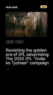 Revisiting the era when IPL ads weren’t just promotions-they were emotions. The 2015 “India Ka Tyohaar” campaign by DDB Mudra Group turned cricket into a nationwide celebration. With an iconic anthem by Salim-Sulaiman and heartfelt storytelling like the “Sweet Shop” film, it captured unity, joy, and shared moments across India. IPL became more than a league-it became a festival that connected every home. As IPL 2026 approaches, this golden era of advertising still feels unmatched.

 #IndiaKaTyohaar #IPLThrowback #Nostalgia #IPL2026 #ViralVaultIndia