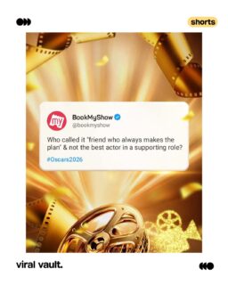 Lights, camera, brand action. As the world tuned in to the 98th Academy Awards, brands turned cinema’s biggest night into their own creative stage. From witty real-time posts to clever campaign tie-ins, marketers proved that when culture meets creativity, even award season becomes a powerful branding moment.
#AcademyAwards #Oscars #BrandMarketing #ViralVaultIndia