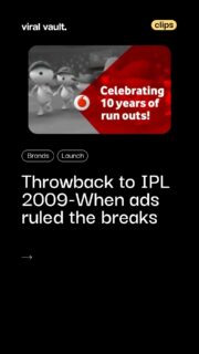 Throwback to IPL 2009-when ad breaks were lowkey the best part of the match. Vodafone’s ZooZoos, with their quirky charm and gibberish language, turned simple ideas into unforgettable moments. No big-budget CGI, just smart writing and pure creativity. Proof that great advertising doesn’t need noise-just a strong idea.
#ViralVaultIndia #Throwback #IPL2009 #ZooZoo #Vodafone