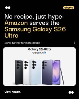 Turning heads the old-school way. While most launches stayed digital, Amazon and Samsung India took the Samsung Galaxy S26 Ultra to the streets, proving that bold OOH can still steal the spotlight. In a scroll-first world, did billboards just win the attention game
#SamsungGalaxyS26Ultra #AmazonIndia #ViralVaultIndia