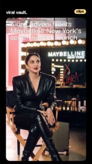 Self-expression just found a new shade.
With Kiara Advani as its new brand ambassador, Maybelline New York turns up the glow with its serum lipstick range, where lush colour meets hydration.
Aspirational yet relatable, Kiara brings effortless confidence to a launch that celebrates individuality, bold choices, and beauty that speaks for itself. Because the best looks don’t just stand out, they speak up.
#MaybellineNewYork #KiaraAdvani #SerumLipstick #MakeupLaunch #ViralVaultIndia