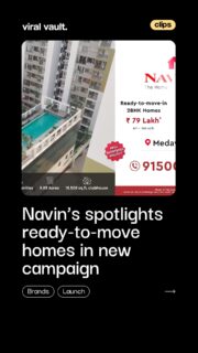 Why wait for your dream home… when you can just move in? 

With everyday conveniences nearby, shorter commutes, and lifestyle amenities already in place, Navin’s ‘This is it’ campaign turns the homebuying moment into a no-brainer. Because sometimes, the perfect home isn’t under construction, it’s ready and waiting. 

#Navins #ThisIsIt #ReadyToMove #HomeBuying #ViralVaultIndia