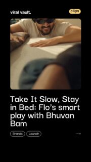 In a world that glorifies hustle, Flo flips the script - slow is the new luxury.
With Bhuvan Bam at the center, the campaign blends humor with relatability, showing how comfort can make you *never want to leave your bed.
Built around a 100-night free trial, Flo removes the biggest barrier in mattress buying trust. It’s not just selling sleep it’s selling the joy of staying in it a little longer.
Because sometimes, the smartest move is to slow down.
#Flo #BhuvanBam #TakeItSlow #SleepBetter #viralvaultindia