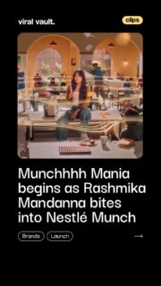 Munchhhh Mania kicks in the moment Rashmika Mandanna takes a bite of Nestlé Munch, one crunch, and suddenly everything else goes silent. Light, crispy, and impossible to stop at one, the campaign turns a simple bite into a full-blown crunch celebration. When the wafer snaps, the fun stacks.
#NestleMunch #RashmikaMandanna #Munchhhh #CrunchTime #ViralVaultIndia
