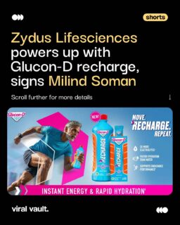 Glucon-D steps beyond instant energy into everyday endurance
With Glucon-D Recharge and fitness icon Milind Soman on board, Zydus repositions the legacy brand for active lifestyles, blending glucose, electrolytes, and hydration for daily movement, not just peak performance.
#ZydusWellness #GluconD #GluconDRecharge #ViralVaultIndia