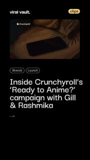 Inside Crunchyroll’s Ready to Anime? campaign, Shubman Gill and Rashmika Mandanna bring alive a feeling every fan knows-anime heartbreak.
The film taps into that empty post-series phase and flips it into excitement, reminding viewers that with 900+ titles, there’s always a new story waiting.
It’s not just promotion, it’s relatability-driven storytelling-where emotions become the hook and binge becomes the solution.
Because in anime, endings are just new beginnings in disguise.
#Crunchyroll #ReadyToAnime #viralvaultindia #ShubmanGill #RashmikaMandanna