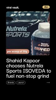 No slowdowns, no shortcuts, just performance fuel.
Shahid Kapoor powers his non-stop grind with Nutrela Sports ISOVEDA, packing 27g protein per scoop with bio-fermented enzymes, no soy, and no added sugar. Built for those who demand more from every rep, every day.
#ShahidKapoor #NutrelaSports #ISOVEDA #HighProtein #ViralVaultIndia