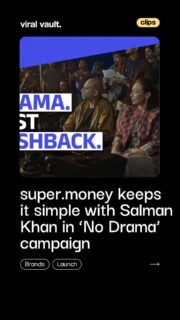 No drama, no retakes, just cashback. super.money keeps it real with Salman Khan in a meta, behind-the-scenes film where even a missed line becomes the punchline. Simple setup, real crew, and a no-nonsense message, when the value is clear, the ad doesn’t need theatrics.
#supermoney #NoDramaOnlyCashback #SalmanKhan #ViralVaultIndia