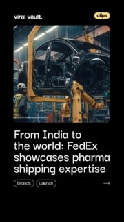 From India to the world, every critical shipment matters. FedEx highlights precision, speed, and care in moving medical products and pharmaceutical supplies, delivering reliability when it matters most. The move India needs, powered by trusted global logistics.
#FedEx #TheMoveIndiaNeeds #HealthcareLogistics #ViralVaultIndia