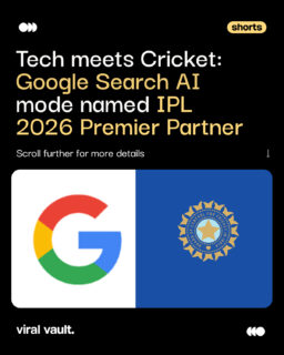 AI meets IPL. Google Search AI Mode steps in as Official Premier Partner for IPL 2026, bringing real-time, conversational match insights straight into live broadcasts and Search. From smarter stats to deeper storytelling, the partnership aims to turn every fan into an expert and every match into an interactive experience. Cricket just got a powerful AI upgrade.
#IPL2026 #GoogleAI #SearchAIMode #BCCI #ViralVaultIndia