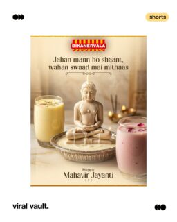 This Mahavir Jayanti, brands paused the noise and spoke the language of peace, non-violence, and simplicity through thoughtful creatives. In a world full of loud messaging, sometimes the most powerful communication is calm, conscious, and rooted in values.
Swipe through how brands turned wishes into mindful storytelling.
#ViralVaultIndia #MahavirJayanti #BrandCreatives #BrandStorytelling #CreativeAds