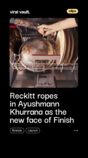 What if tough Indian cooking stains needed zero pre-rinse?
Finish brings Ayushmann Khurrana onboard to bust dishwasher myths, showcasing the power of Finish Ultimate Plus with Bosch dishwashers. From challenge to proof, the campaign turns everyday kitchen cleanup into a smarter, no-prep routine.
#FinishIndia #AyushmannKhurrana #DishwasherMyths #ViralVaultIndia