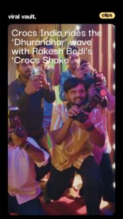 When a simple handshake turns into a full-blown “Crocshake,” you know things just got interesting. Crocs India taps into nostalgia, humour, and meme-worthy chaos with Rakesh Bedi, proving that self-expression doesn’t follow rules, it creates moments. Playful, unexpected, and culturally in sync, this one rides the Dhurandhar wave with a twist that’s built to spark conversations and shares.

#CrocsIndia #RakeshBedi #Crocshake #Dhurandhar #ViralVaultIndia