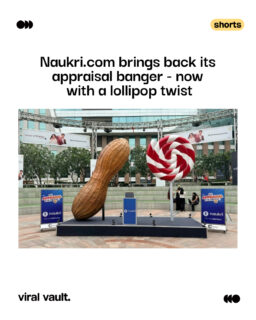 Appraisal season, but make it sweet and savage. Naukri.com brings back its appraisal banger, this time with a lollipop that says more than the increment letter ever could. Spotted turning heads at Cyber Hub, and sparking conversations one sugary truth at a time. What would your caption be?
Credit: Shitiz Dogra
#Naukri #AppraisalSeason #OfficeHumour #MarketingSpot #ViralVaultIndia
